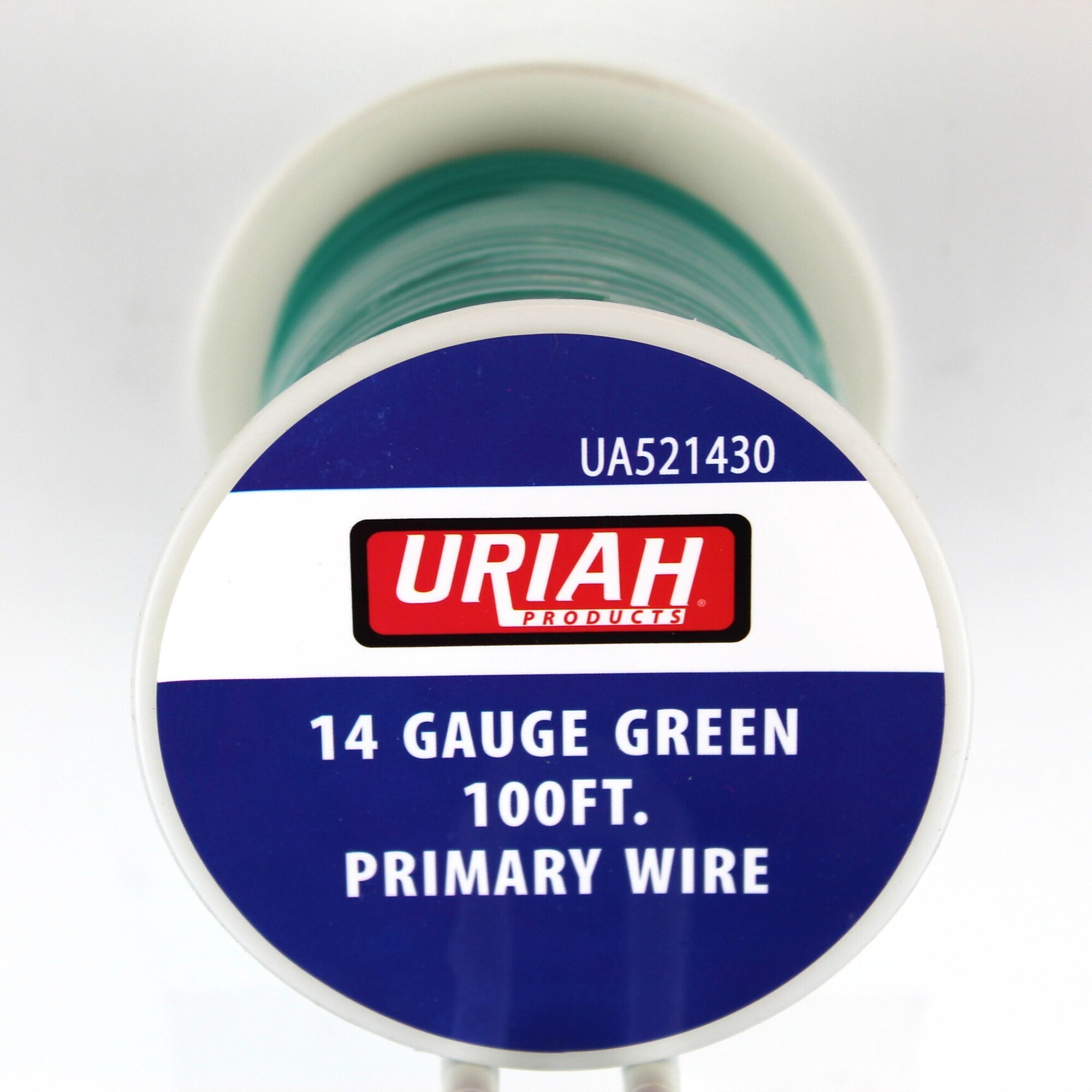 Uriah Products Primary Stranded Trailer Wire — 14 AWG, 100ft., Green, Model# UA521430